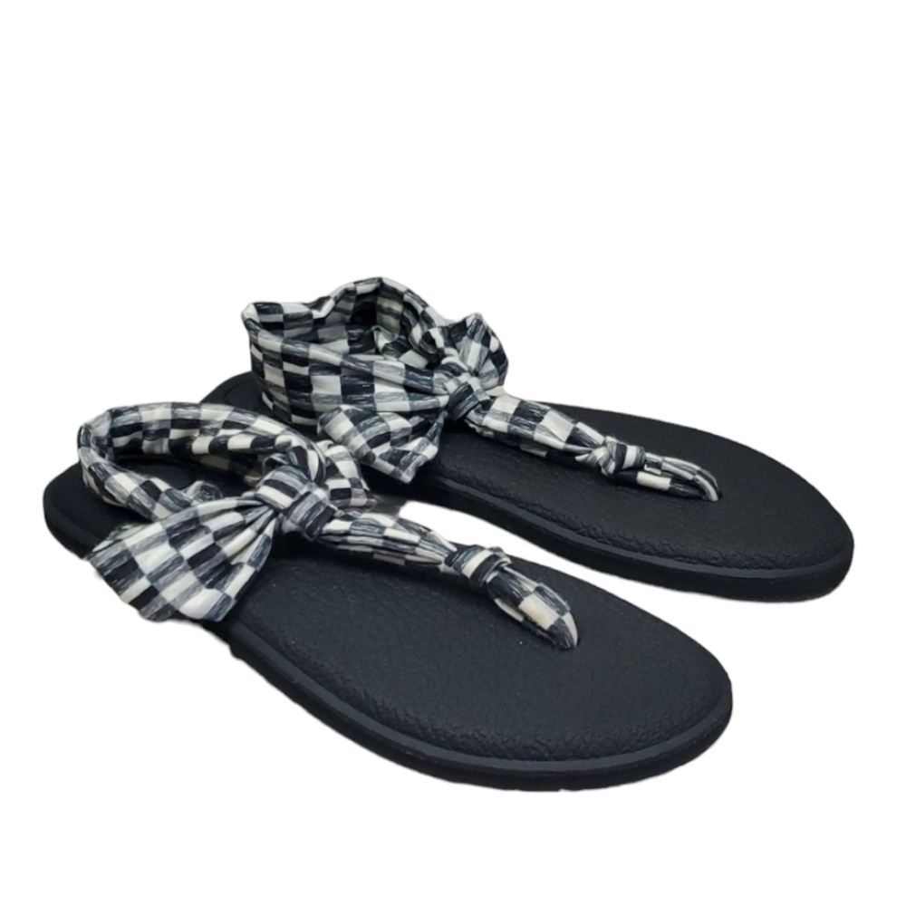 Sanuk Yoga Womens Sandals Flip Flop Flats shoes sz 9